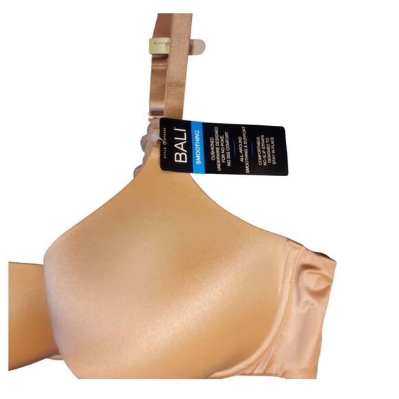 Bali One Smooth U Dreamwire Underwire Convertible Back Bra Df6580 Size 42 B - Picture 4 of 6